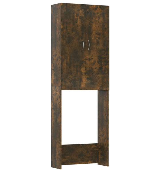 Waschmaschinenschrank Räuchereiche 64x25,5x190 cm