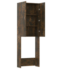 Waschmaschinenschrank Räuchereiche 64x25,5x190 cm