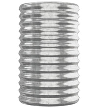 Hochbeet Pulverbeschichteter Stahl 260x40x68 cm Silbern