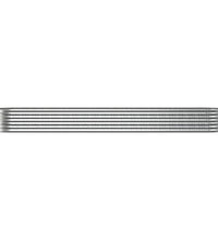 Hochbeet Pulverbeschichteter Stahl 368x80x36 cm Silbern