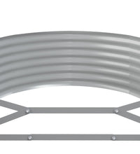 Hochbeet Pulverbeschichteter Stahl 507x100x36 cm Grau