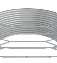 Hochbeet Pulverbeschichteter Stahl 544x100x36 cm Anthrazit