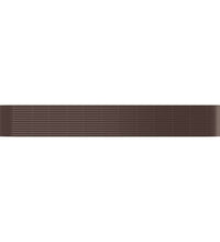 Hochbeet Pulverbeschichteter Stahl 507x100x68 cm Braun
