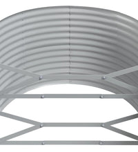 Hochbeet Pulverbeschichteter Stahl 507x100x68 cm Braun