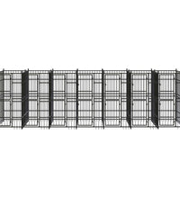 Outdoor-Hundezwinger Stahl 12,9 m²