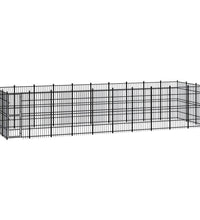 Outdoor-Hundezwinger Stahl 27,65 m²