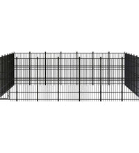 Outdoor-Hundezwinger Stahl 45,16 m²
