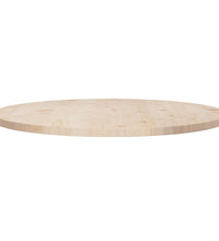 Tischplatte Ø80x2,5 cm Massivholz Kiefer