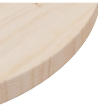 Tischplatte Ø80x2,5 cm Massivholz Kiefer