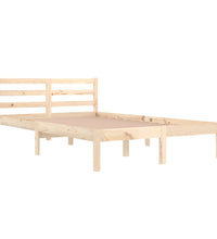 Massivholzbett ohne Matratze 120x200 cm Kiefernholz