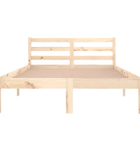 Massivholzbett ohne Matratze 120x200 cm Kiefernholz