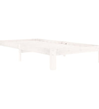 Massivholzbett Weiß Kiefer 100x200 cm