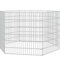 Freilaufgehege 6-teilig 54x60 cm Verzinktes Eisen