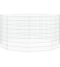 Freilaufgehege 10-teilig 54x80 cm Verzinktes Eisen
