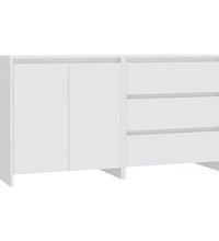 2-tlg. Sideboard Weiß Holzwerkstoff