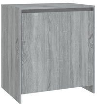 3-tlg. Sideboard Grau Sonoma Holzwerkstoff