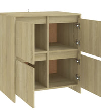 Sideboards 2 Stk. Sonoma-Eiche 70x41x75 cm Holzwerkstoff