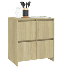 Sideboards 2 Stk. Sonoma-Eiche 70x41x75 cm Holzwerkstoff
