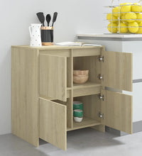 Sideboards 2 Stk. Sonoma-Eiche 70x41x75 cm Holzwerkstoff