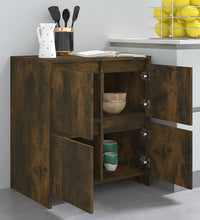 Sideboards 2 Stk. Räuchereiche 70x41x75 cm Holzwerkstoff