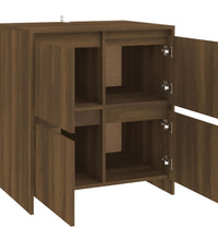 Sideboards 2 Stk. Eiche Braun 70x41x75 cm Holzwerkstoff