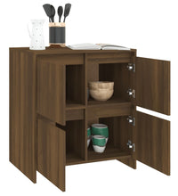 Sideboards 2 Stk. Eiche Braun 70x41x75 cm Holzwerkstoff