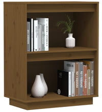 Beistellschrank Honigbraun 60x34x75 cm Massivholz Kiefer
