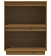 Beistellschrank Honigbraun 60x34x75 cm Massivholz Kiefer