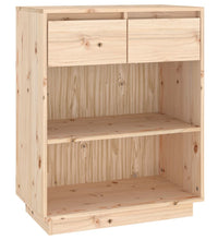 Beistellschrank 60x34x75 cm Massivholz Kiefer