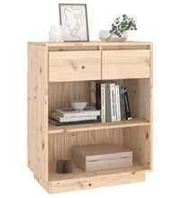 Beistellschrank 60x34x75 cm Massivholz Kiefer