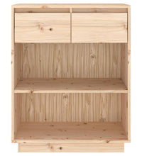 Beistellschrank 60x34x75 cm Massivholz Kiefer