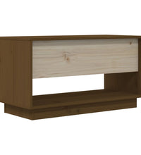 TV-Schrank Honigbraun 74x34x40 cm Massivholz Kiefer