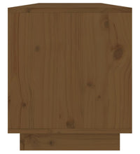 TV-Schrank Honigbraun 110,5x34x40 cm Massivholz Kiefer