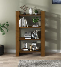 Bücherregal/Raumteiler Honigbraun 80x35x125 cm Massivholz