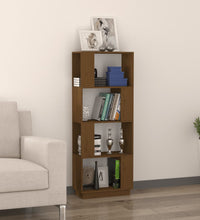 Bücherregal/Raumteiler Honigbraun 51x25x132cm Massivholz Kiefer