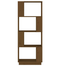 Bücherregal/Raumteiler Honigbraun 51x25x132cm Massivholz Kiefer