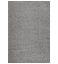 Teppich Shaggy Hochflor Grau 160x230 cm