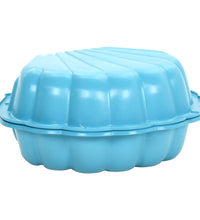 Sandkästen 2 Stk. Blau 77x87x21 cm Kunststoff