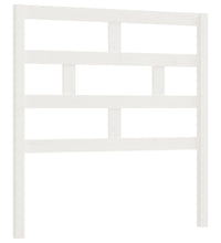 Kopfteil Weiß 96x4x100 cm Massivholz Kiefer