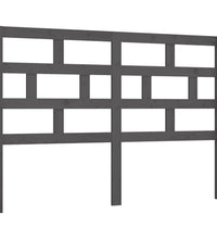 Kopfteil Grau 146x4x100 cm Massivholz Kiefer
