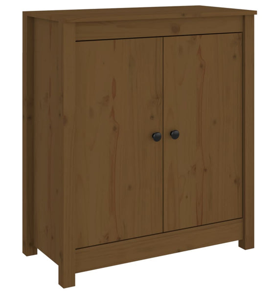 Sideboard Honigbraun 70x35x80 cm Massivholz Kiefer