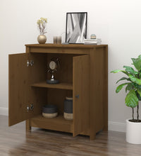 Sideboard Honigbraun 70x35x80 cm Massivholz Kiefer
