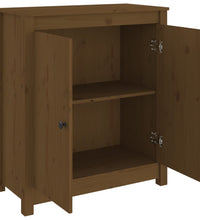 Sideboard Honigbraun 70x35x80 cm Massivholz Kiefer