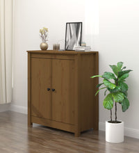 Sideboard Honigbraun 70x35x80 cm Massivholz Kiefer