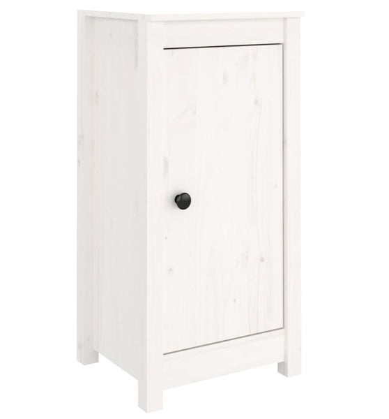 Sideboard Weiß 39x35x80 cm Massivholz Kiefer