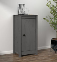 Sideboard Grau 40x35x80 cm Massivholz Kiefer