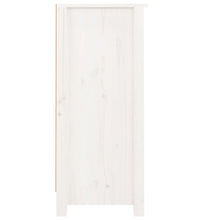 Sideboard Weiß 40x35x80 cm Massivholz Kiefer