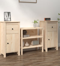 Sideboards 2 Stk. 40x35x80 cm Massivholz Kiefer