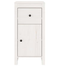Sideboards 2 Stk. Weiß 40x35x80 cm Massivholz Kiefer