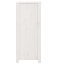 Sideboards 2 Stk. Weiß 40x35x80 cm Massivholz Kiefer